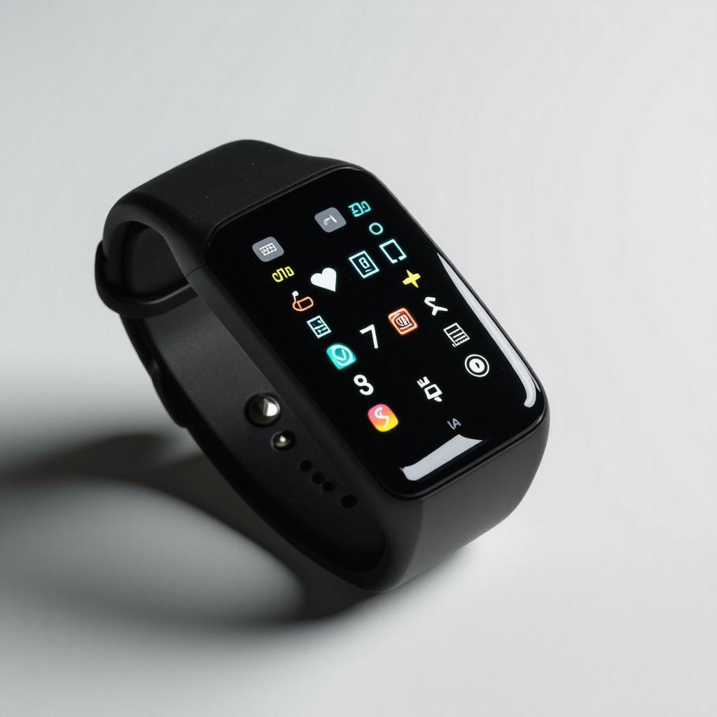 A futuristic wearable device monitoring metabolic health and delivering personalized GLP-1 therapy
