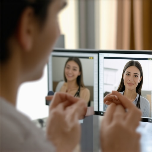 Medical professionals using digital tools to verify Ozempic before and after photos in a clinical setting.