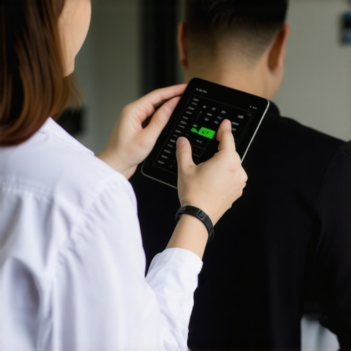 Healthcare professional analyzing patient data using digital devices for personalized weight management.