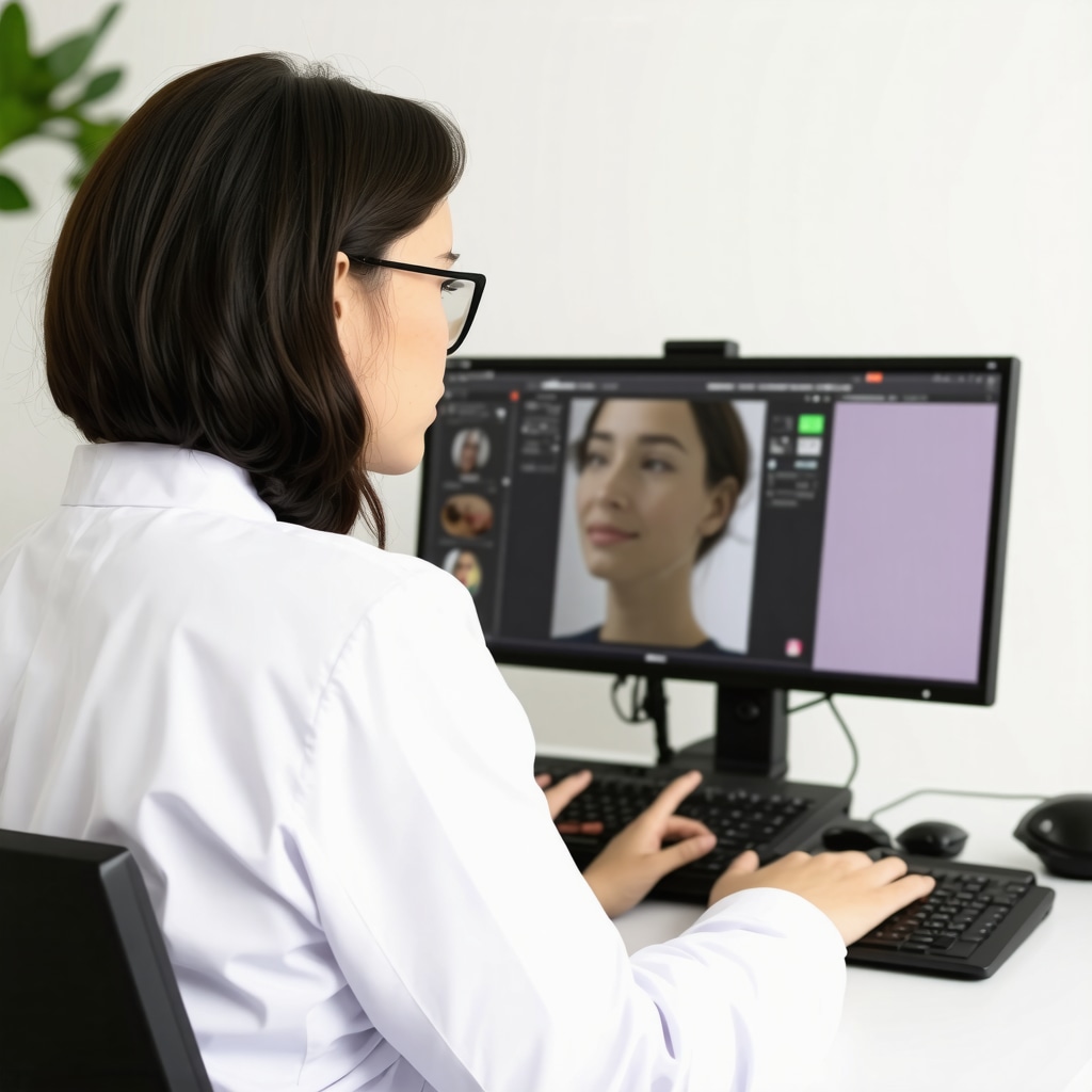 Telehealth consultation with a healthcare professional discussing Ozempic treatment plans