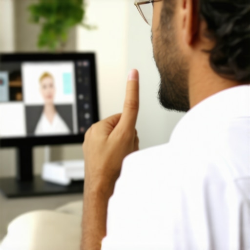 Doctor discussing Ozempic treatment plan with patient via telehealth