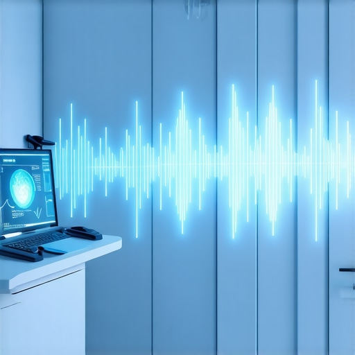 Advanced medical clinic showcasing digital health technology and GLP-1 therapies