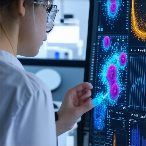 Healthcare professional analyzing microbiome data for personalized weight loss treatment