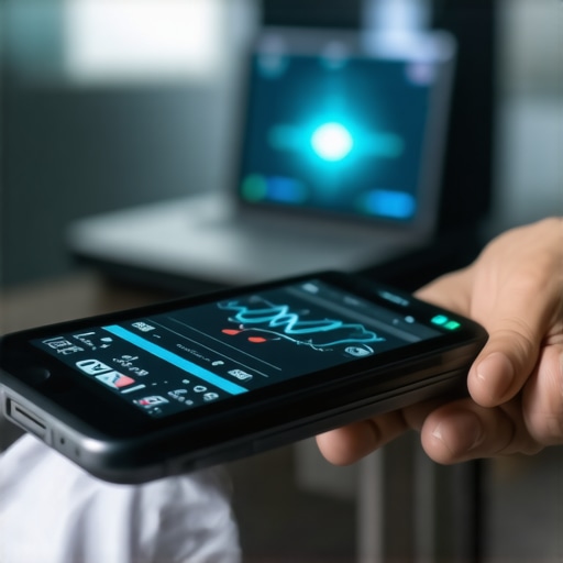 Illustration of genetic testing and digital health tools used in personalized weight loss therapy.