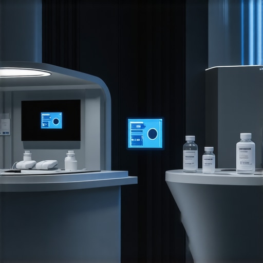 Advanced medical clinic showcasing genetic testing and digital health tools for weight loss