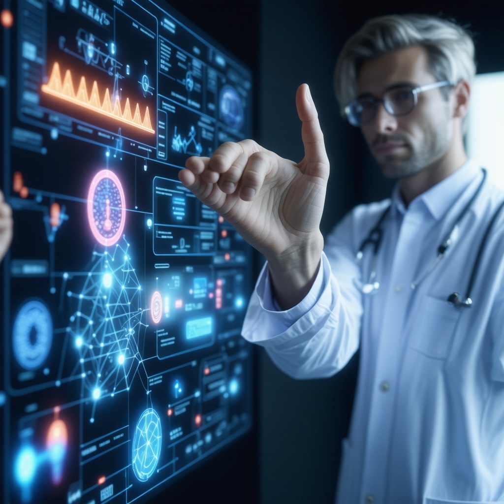 Illustration of genetic, behavioral, and digital health data integration for obesity treatment.