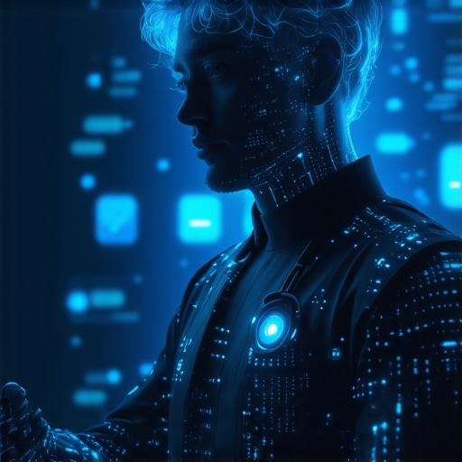 Advanced telehealth technology with AI and wearable health devices in a medical setting