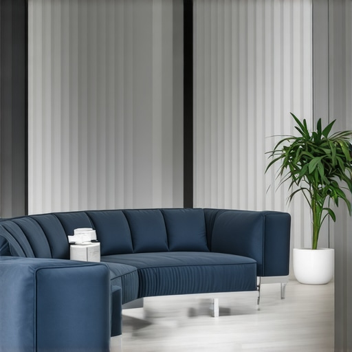 A modern medical clinic with digital health interfaces and personalized treatment plans.