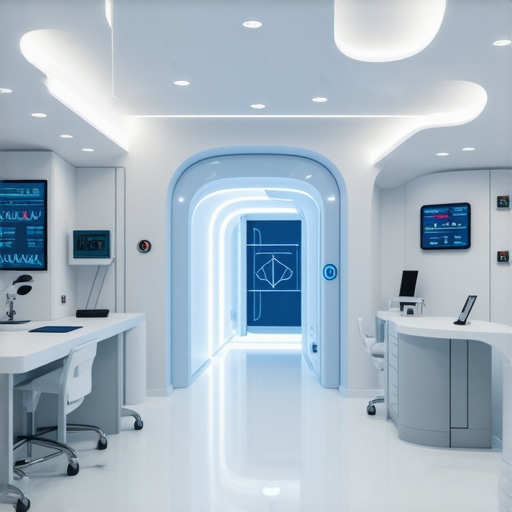 A high-tech medical facility showcasing advanced tools for personalized weight management.