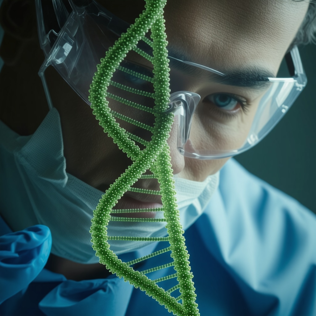 Laboratory technician analyzing genetic data for optimizing Ozempic treatment