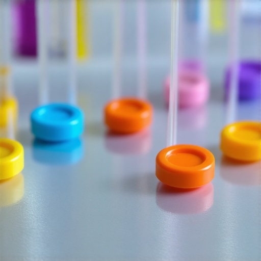 Futuristic genetic testing lab analyzing patient DNA for tailored Ozempic therapy