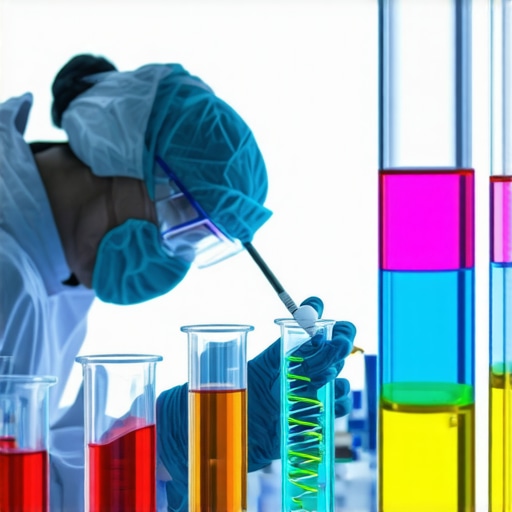 Lab technician analyzing DNA samples for personalized Ozempic therapy in a genetics lab