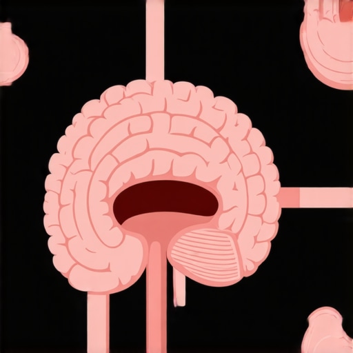 Diagram showing gut-brain communication pathways affecting appetite and fat metabolism