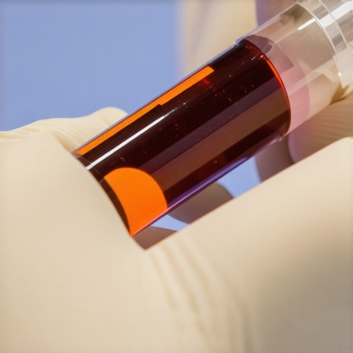 Doctor performing hormonal blood test for tailored weight management