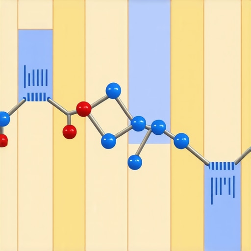 Illustration of semaglutide molecular structure highlighting modifications for stability