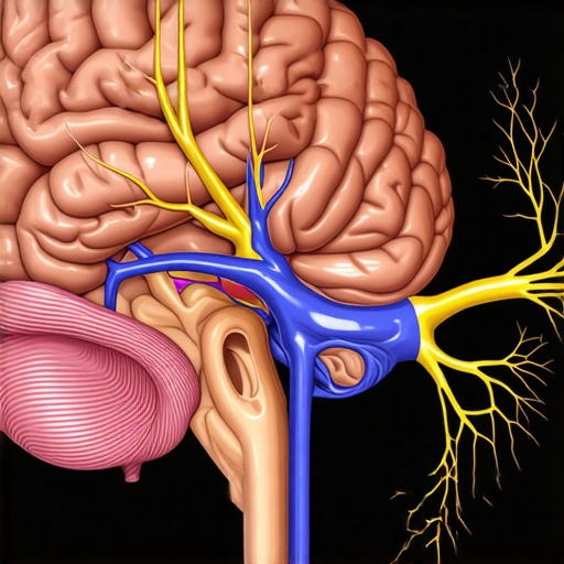 Illustration of hypothalamic pathways affected by Ozempic, showing neurons and synapses involved in appetite regulation