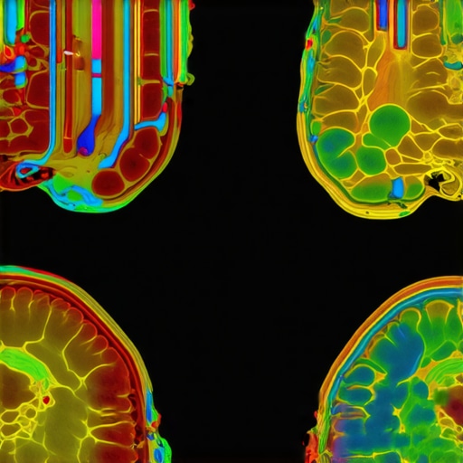 Brain imaging scan showing neurohormonal response patterns related to Ozempic tolerance