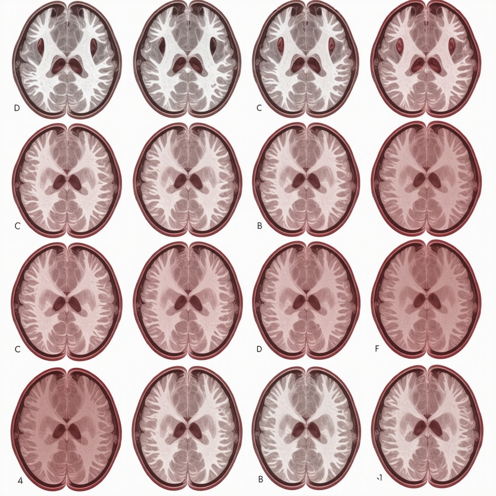 Brain regions involved in reward processing influenced by GLP-1 medications, scientific illustration