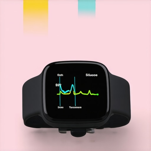 Wearable device showing glucose and activity data for weight management