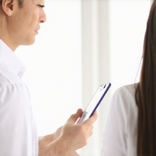 Doctor discussing weight loss strategy with patient in clinic