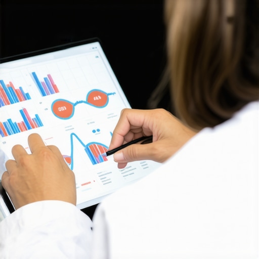 Doctor reviewing genetic and microbiome data for personalized Ozempic treatment.