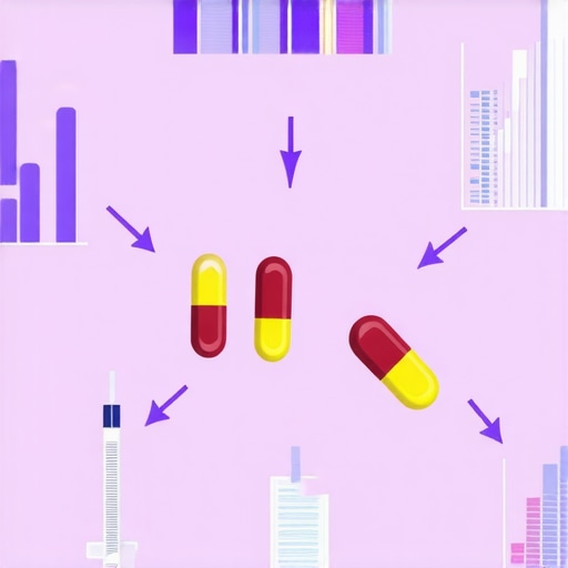 Diagram showing integrated approach to Ozempic therapy with expert supervision and data monitoring.
