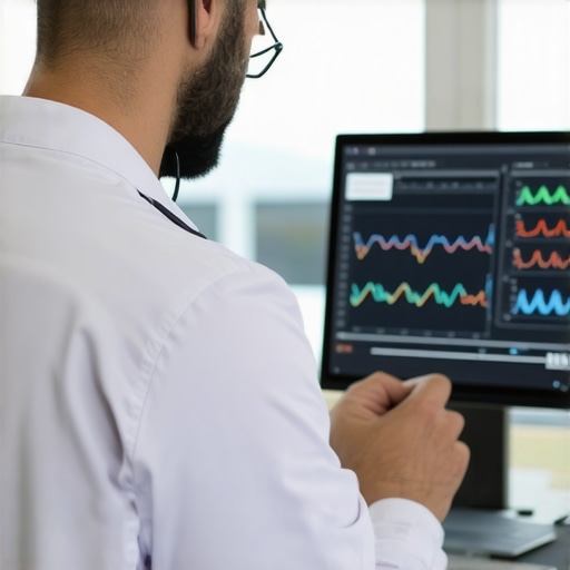 Doctor reviewing digital health data for customized Ozempic therapy in a modern clinic