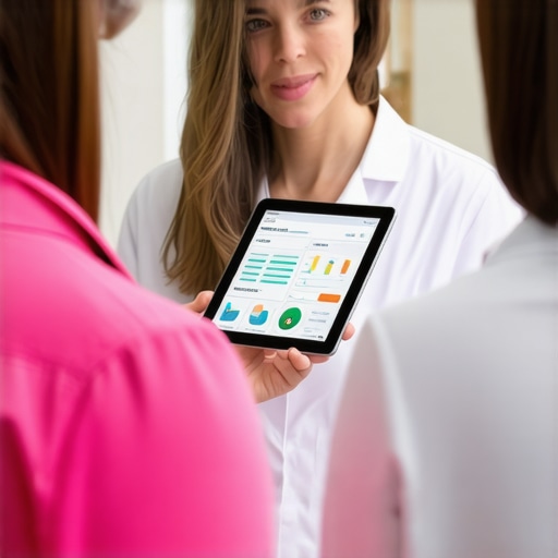 Healthcare professionals analyzing digital health data for personalized Ozempic treatment.