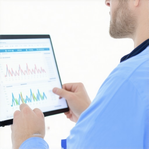 Doctor analyzing patient data for long-term weight loss strategy