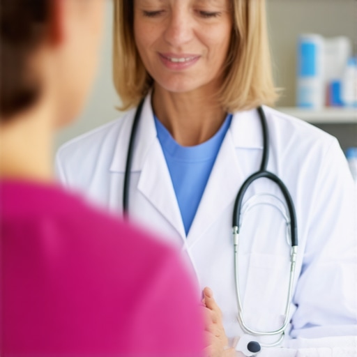 Doctor discussing Ozempic cost-saving strategies with patient in clinic