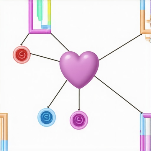 Infographic showing how GLP-1 receptor agonists influence various aspects of metabolic health including cardiovascular system and gut microbiota.