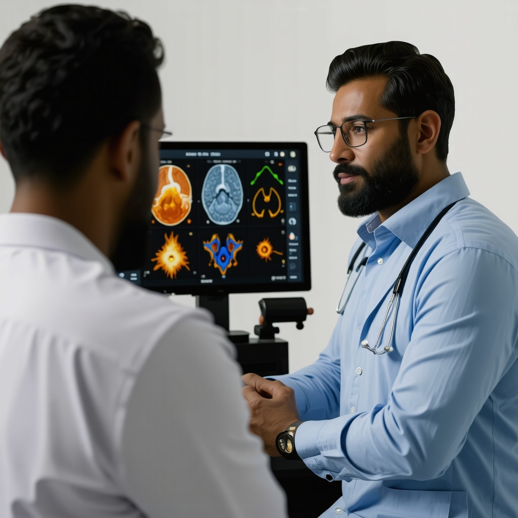 Doctor and patient discussing personalized Ozempic treatment plan over telehealth platform.