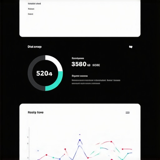 Digital dashboard displaying health data and analytics for telehealth weight management