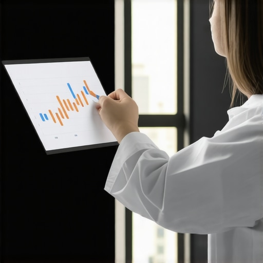 Doctor analyzing data on long-term GLP-1 therapy for weight management