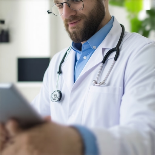 Physician reviewing personalized Ozempic therapy plans in a clinical setting