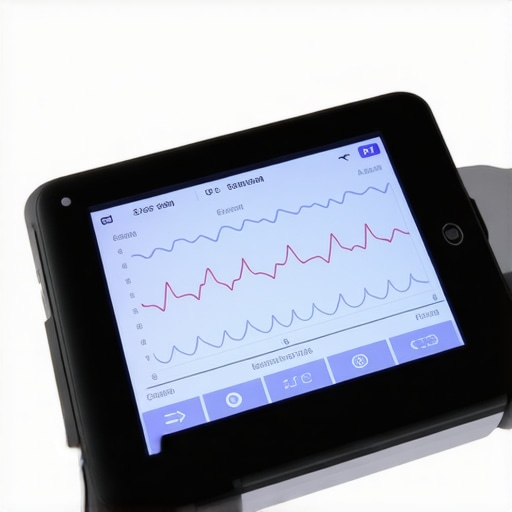 Digital health device showing patient metrics for weight management