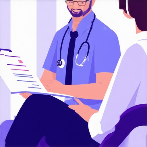 Doctor discussing Ozempic treatment optimization with patient in clinic setting