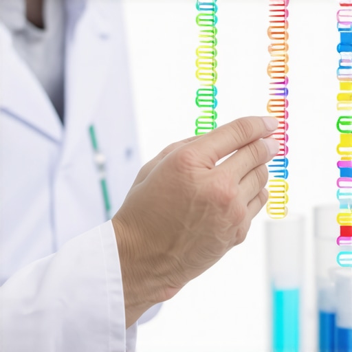 Doctor analyzing genetic data for personalized weight loss treatment.