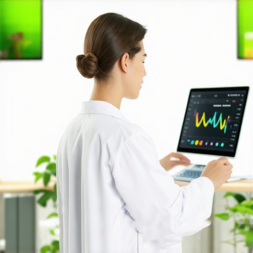 Doctor using digital tools to track patient progress during telehealth consultation