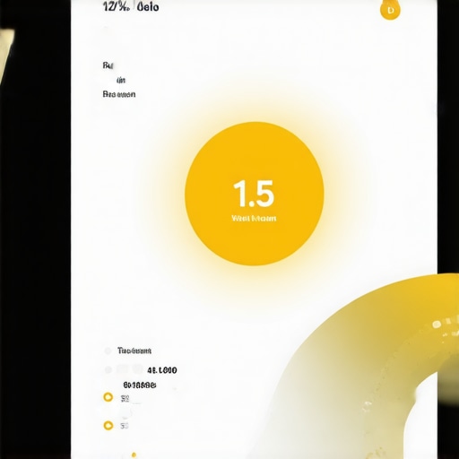 A sleek smartphone screen displaying health data and progress charts