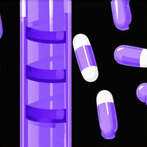 Genetic Testing for Personalized Weight Loss Therapy Illustration of genetic testing process for personalized weight loss treatment with GLP-1 drugs