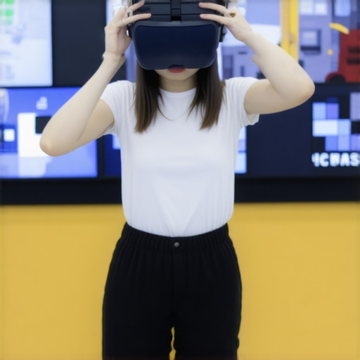 Patient engaging with virtual reality weight loss training