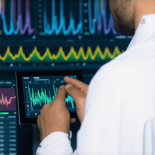Personalized Metabolic Data Analysis for Weight Loss Doctor reviewing digital metabolic and genetic data for personalized Ozempic therapy