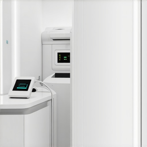 Future of Medical Weight Management A modern, high-tech healthcare clinic illustrating future innovations in weight management