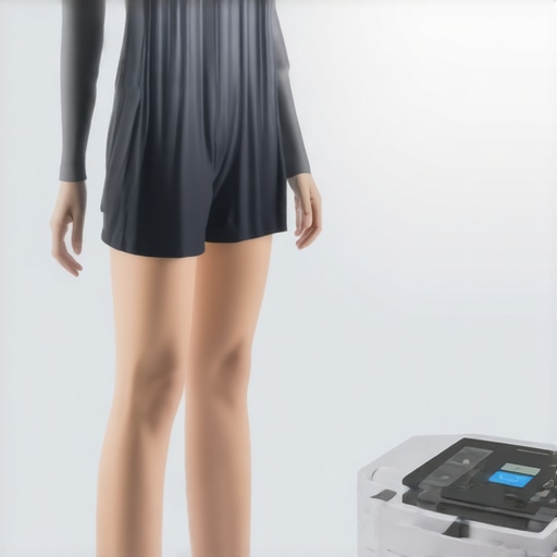 Illustration of futuristic healthcare and weight management technologies