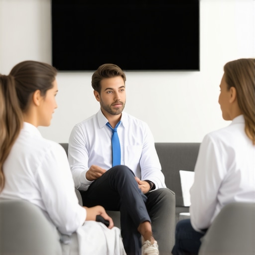Doctors reviewing patient progress with Ozempic medication in a clinic