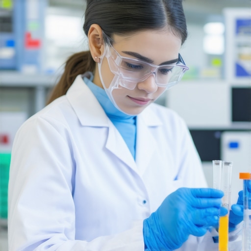 Scientists working in a lab developing weight loss medications